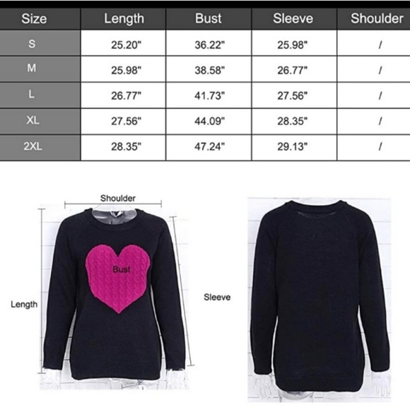 BOGO SALE🛍 ❤Cosy Sweetheart Sweater - Picture 11 of 12